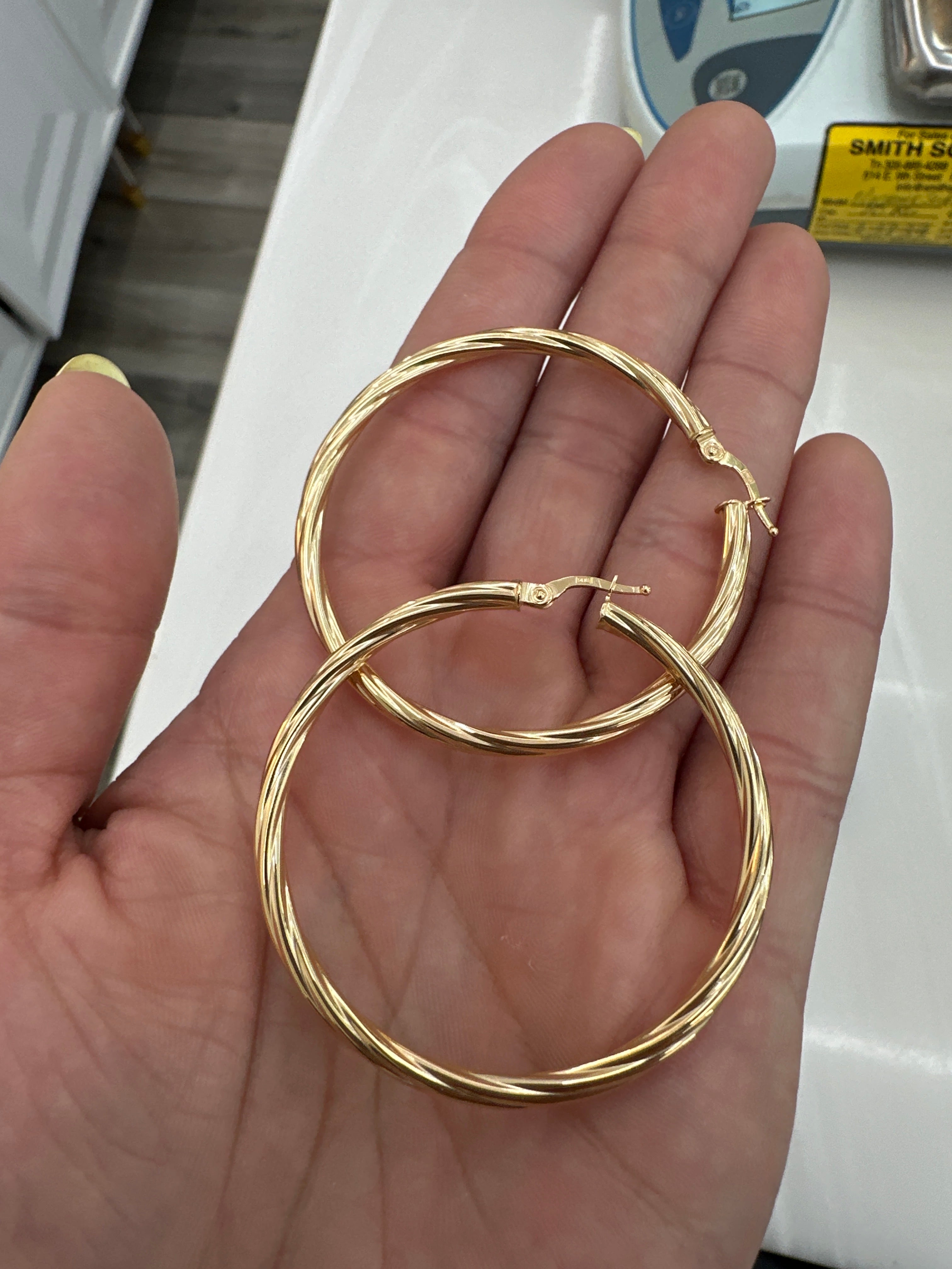 Argollas 14k 360$