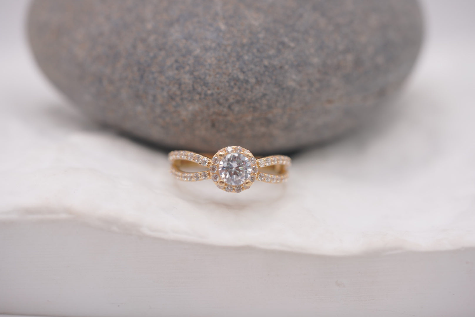 14k Engagement Ring - Forever Spark
