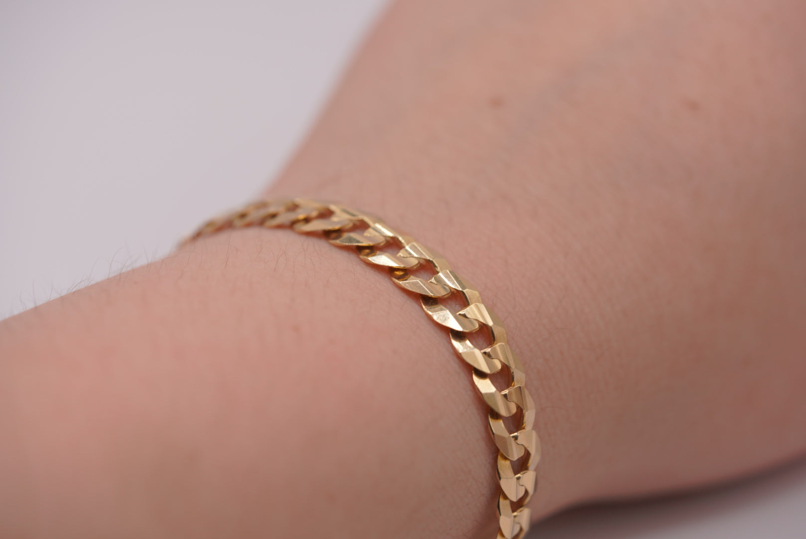 14k Diamond Cut Bracelet - Bold Power
