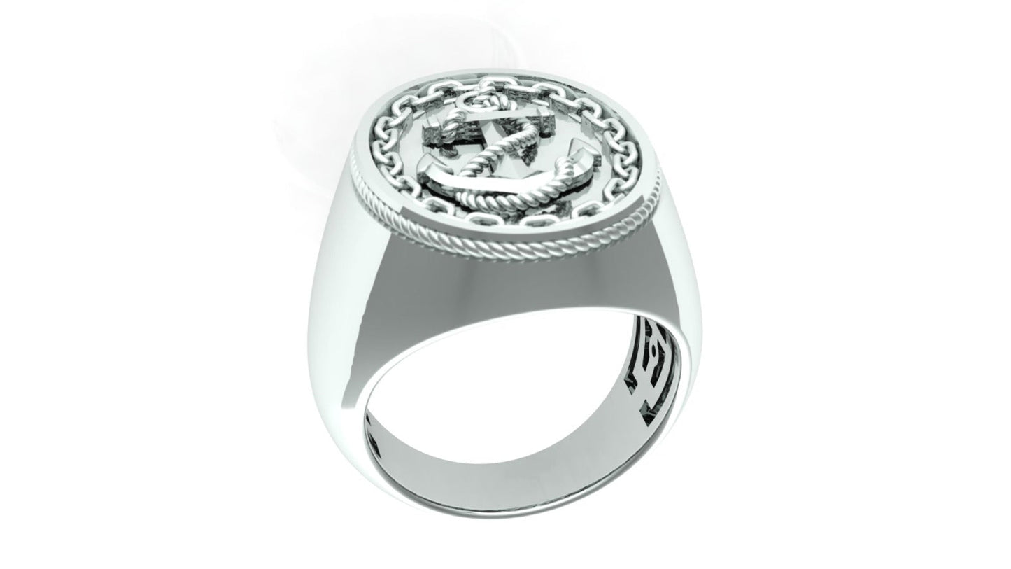 Nautical Ring - Nautilus Signet