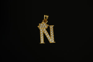 14k Initial Pendant