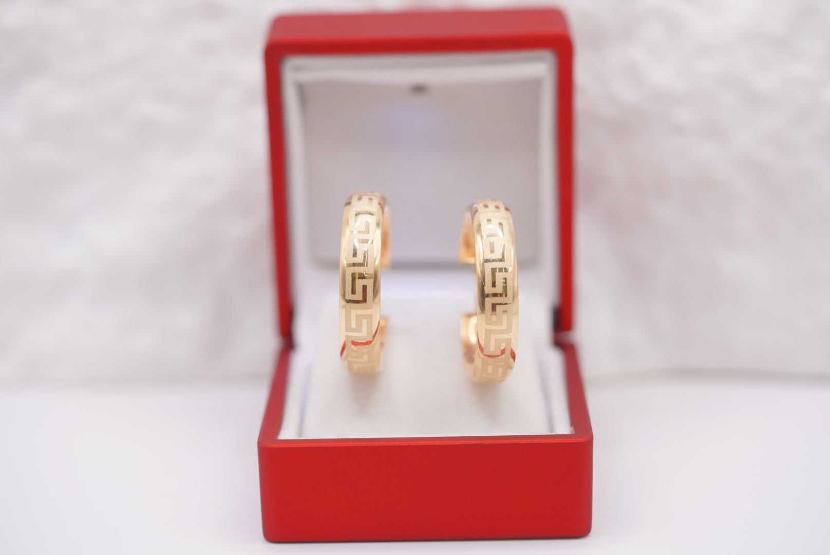 14k Hoop Earrings - Bold Frame