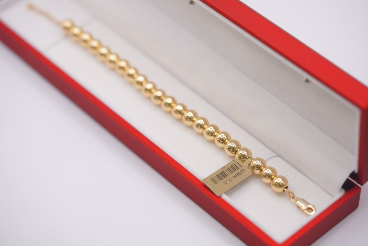 14k Spheres Bracelet - Pretty Woman