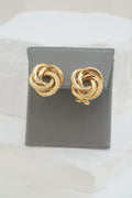 14k Earrings - Open Knot
