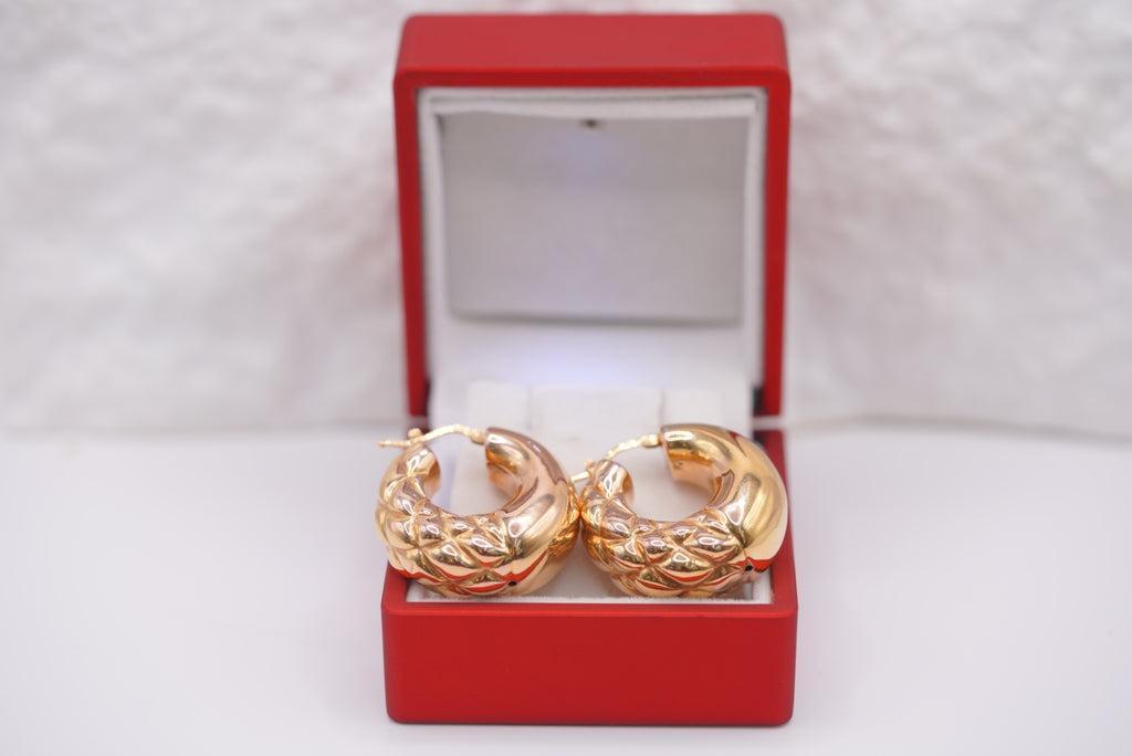 14k Hoop Earrings - Modern Muse