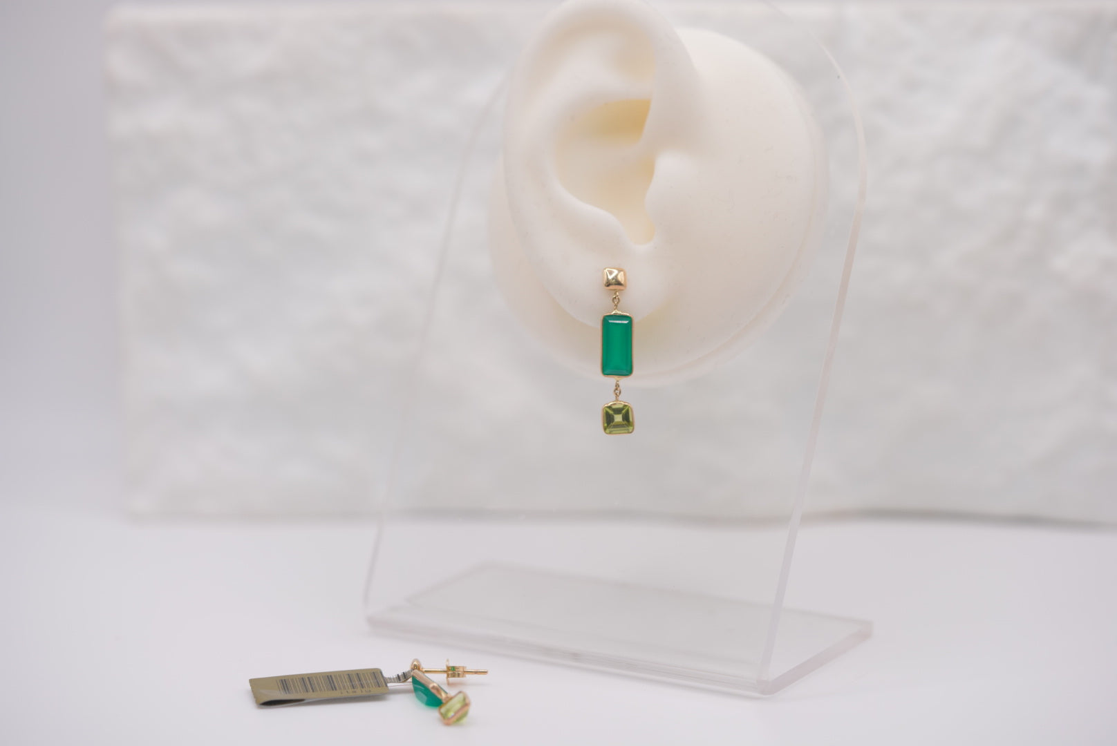 14k Gold Earrings - Green Season