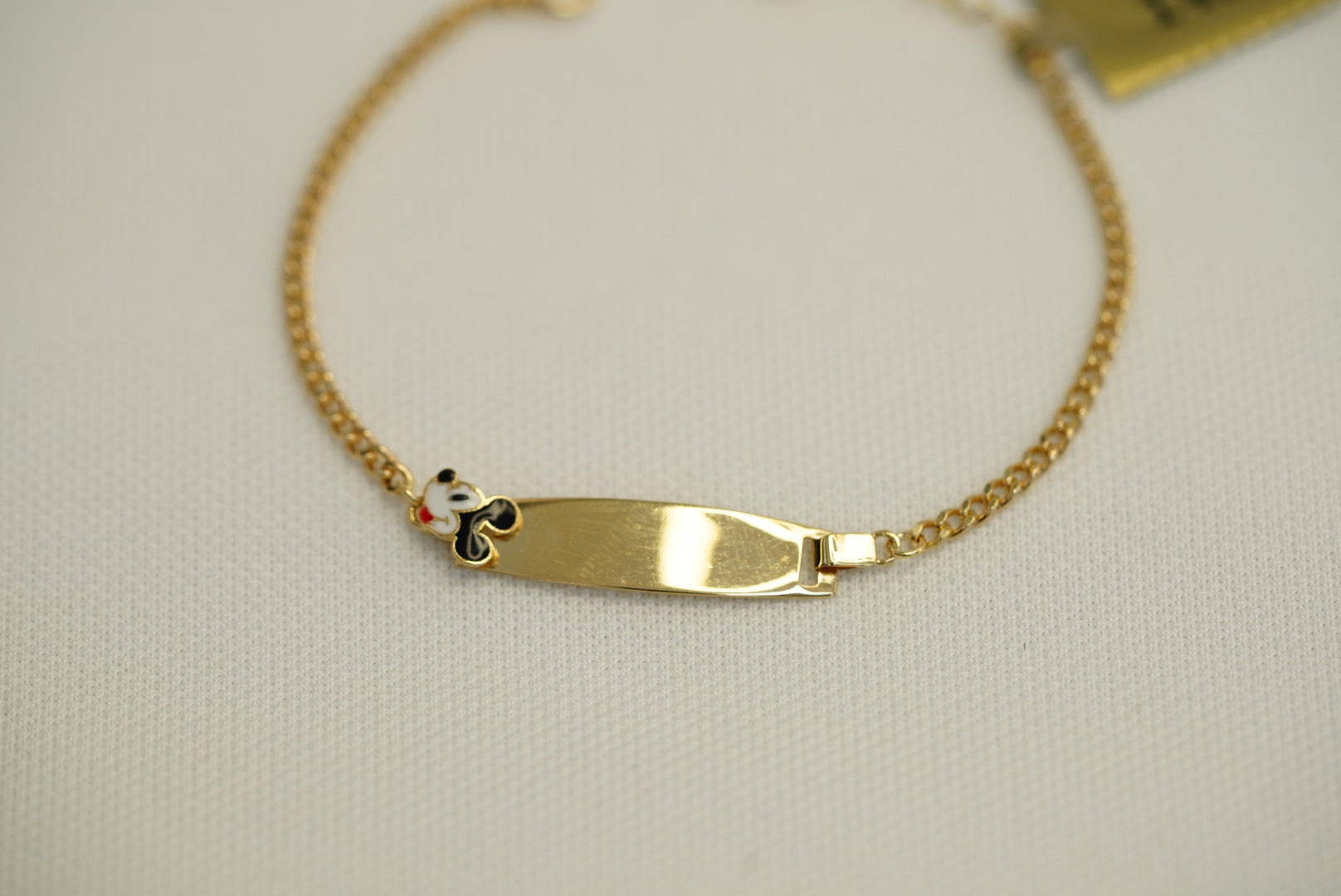 14k Mouse ID Baby Bracelet