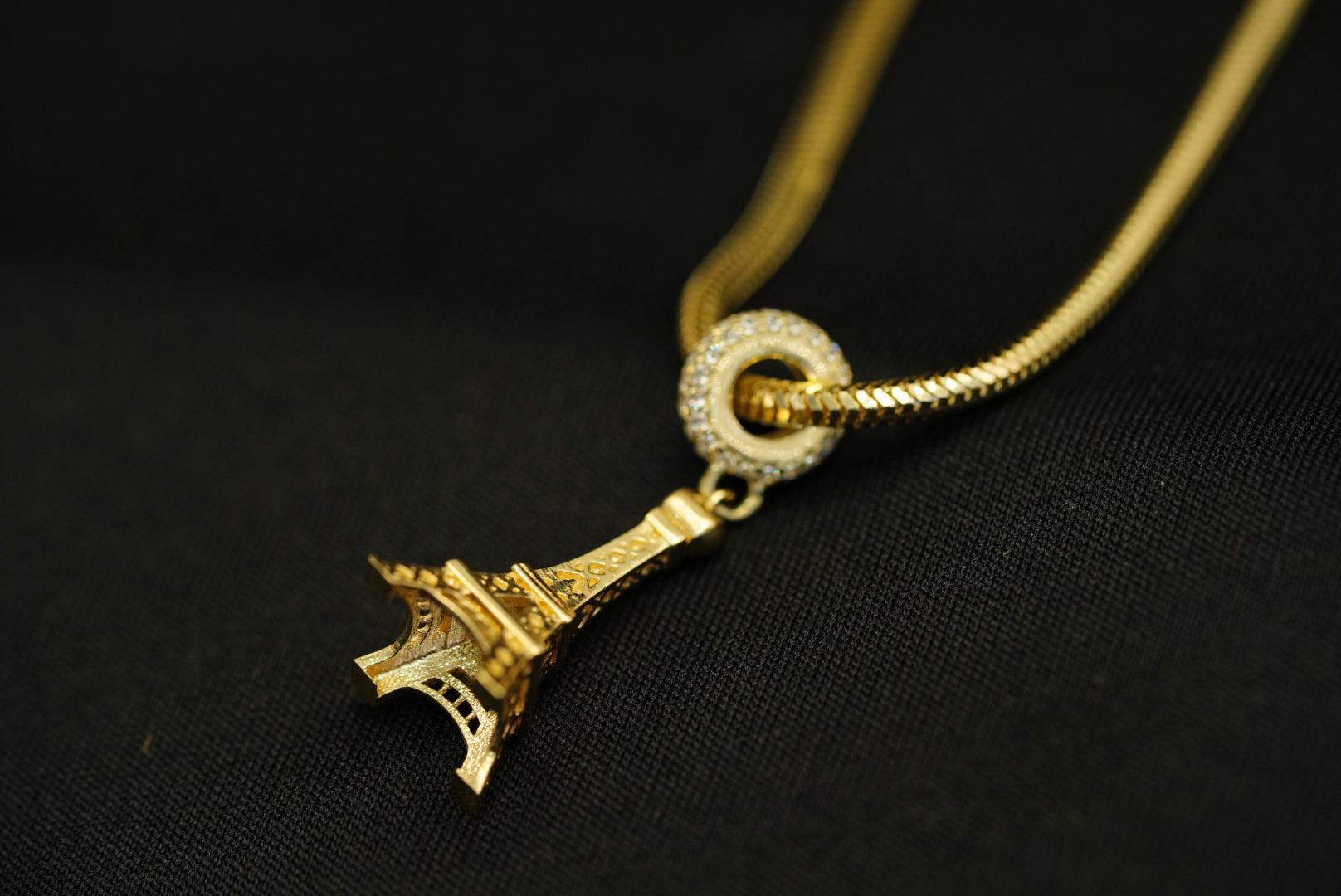 14k Eiffel Tower Charm