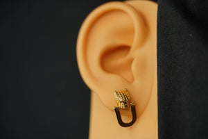 14k Panther Earring