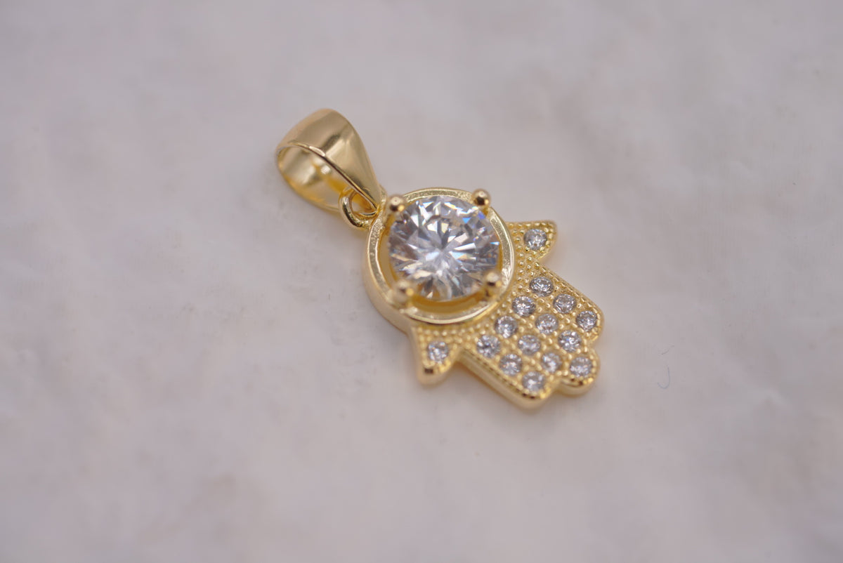 Hand Silver Pendant - Beauty Details