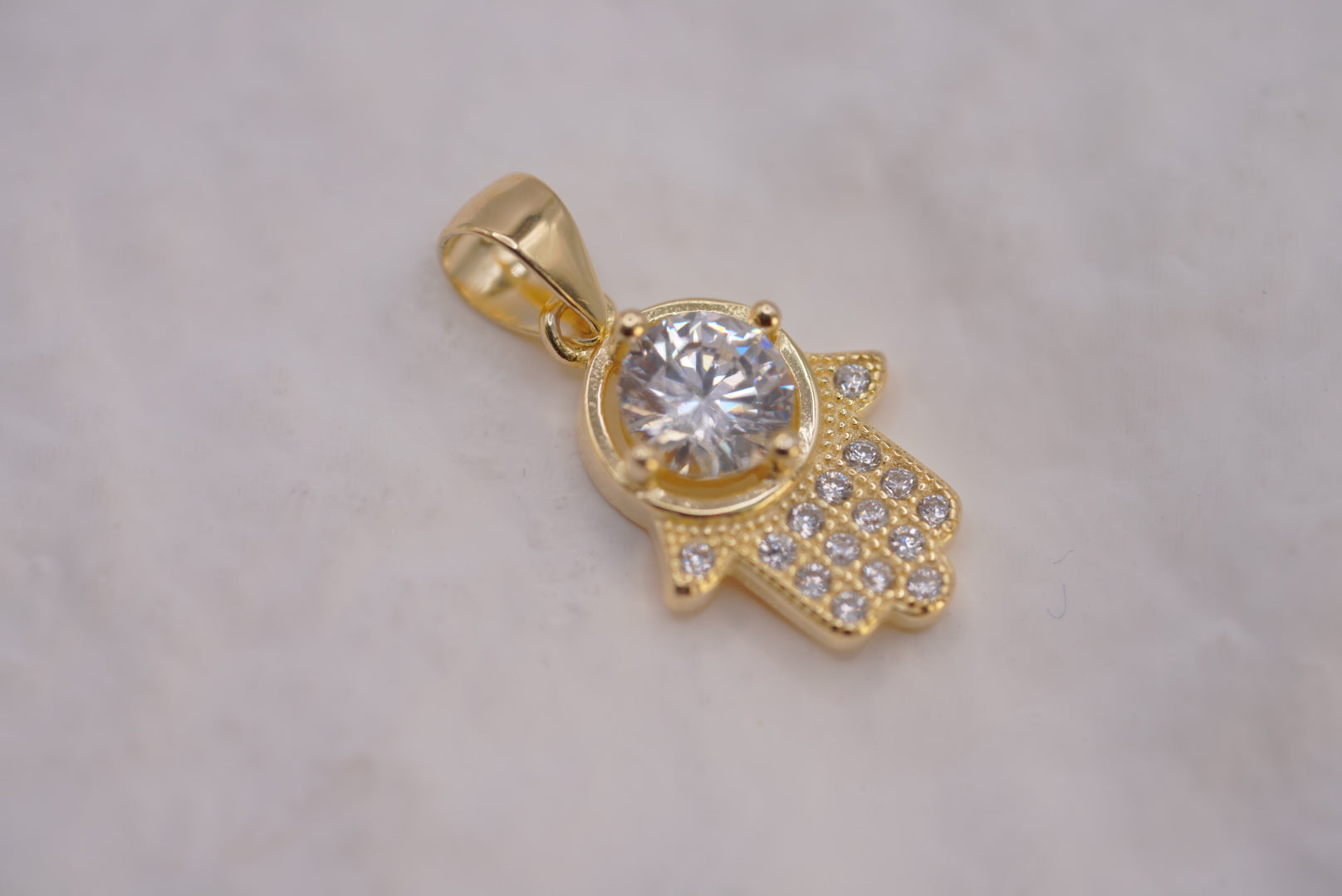 Hand Silver Pendant - Beauty Details