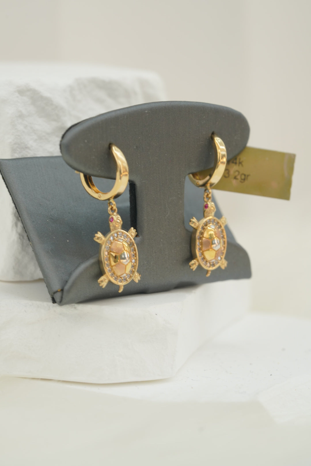 14k Hoops - Turtle Beauty