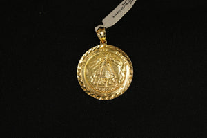 14k Caridad Del Cobre Pendant