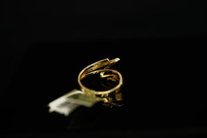 14k Swirl Ring