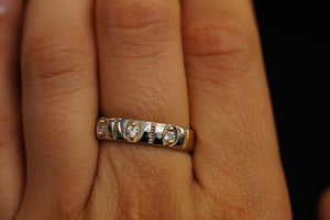 14k Two Gold Matrimony Trio Set