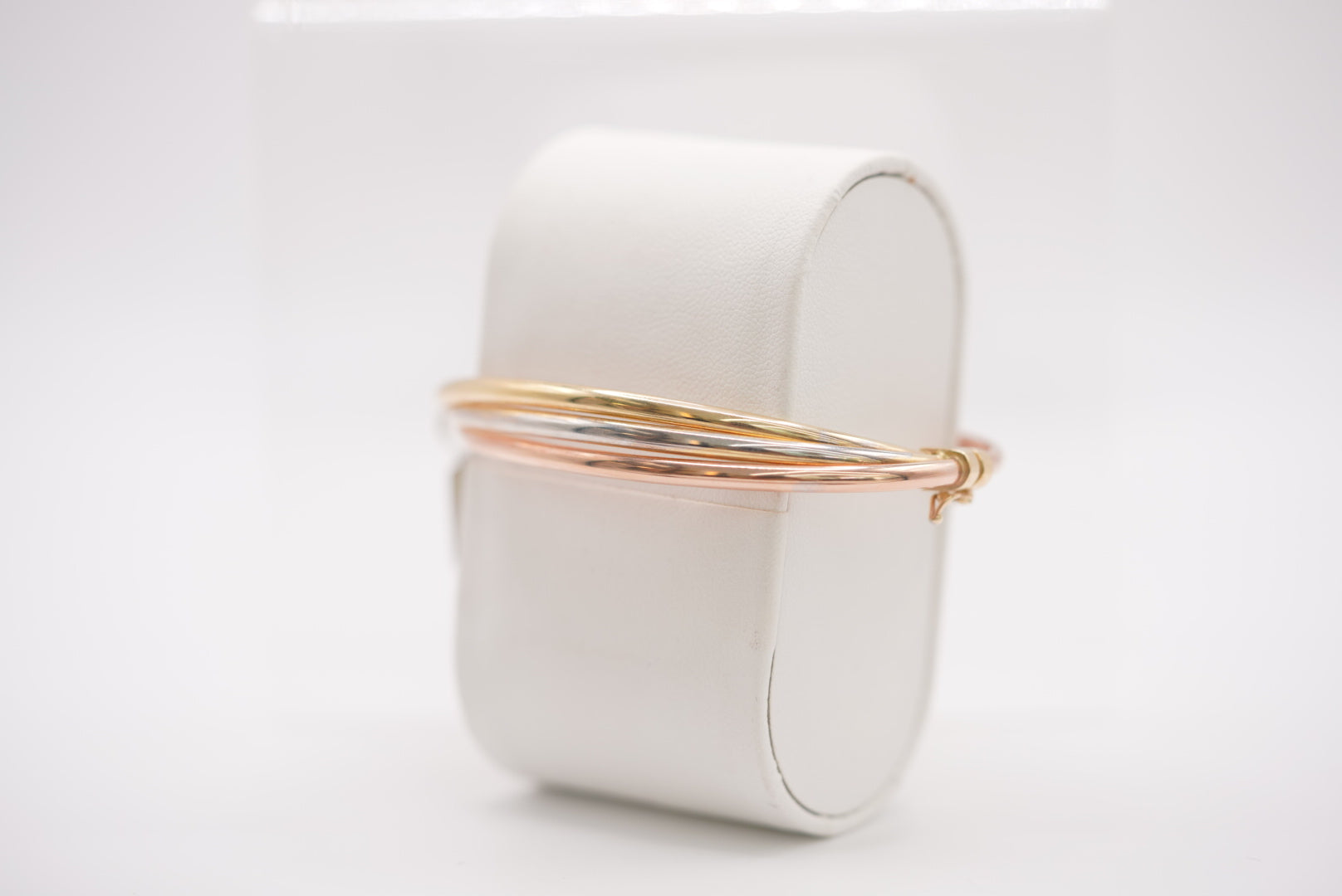 14k Tri Color Bracelet - Delicate Beauty