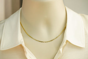 14k Ray Necklace and Pendant