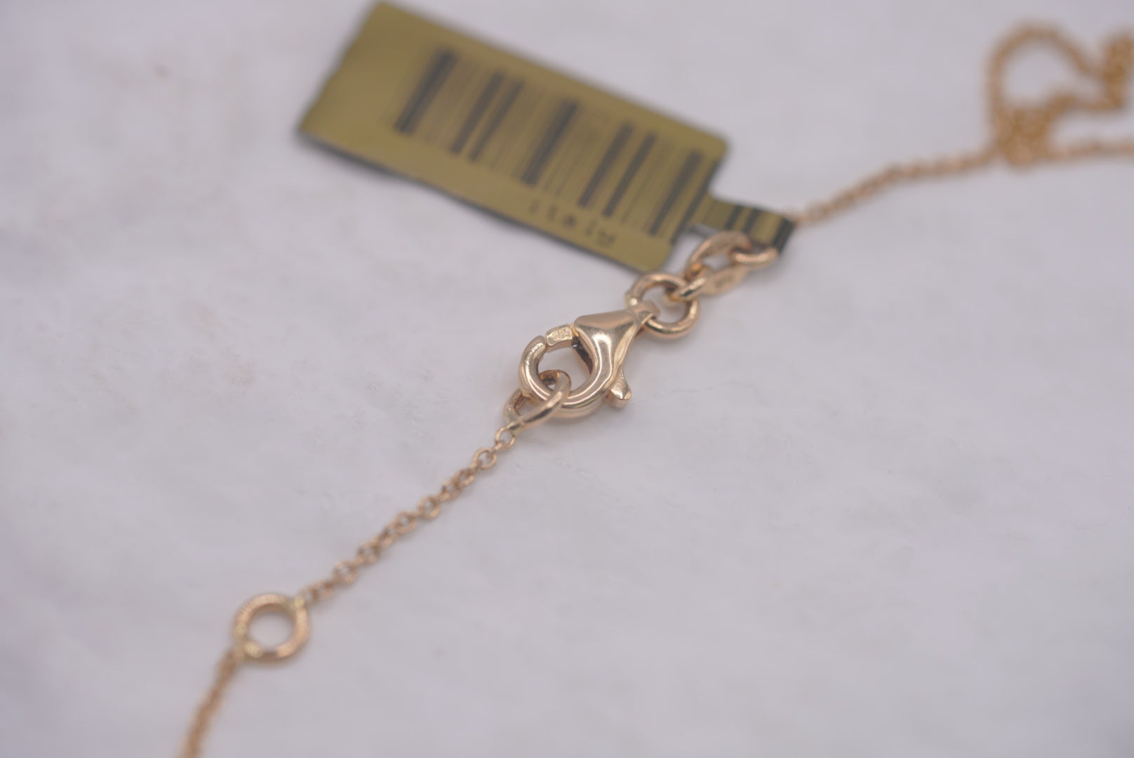 14k Women’s Necklace - Green Geometry