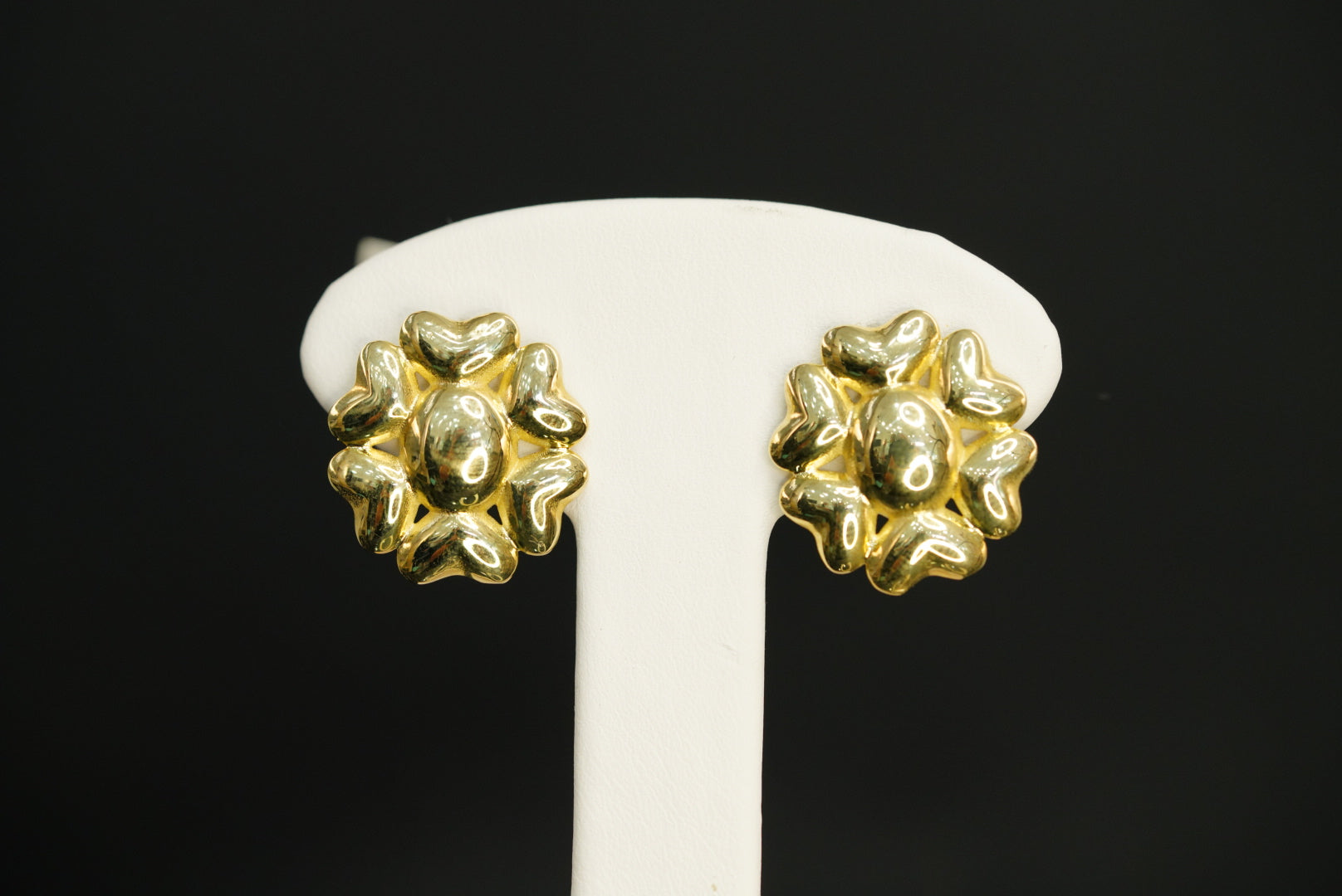 14k Flower Earrings