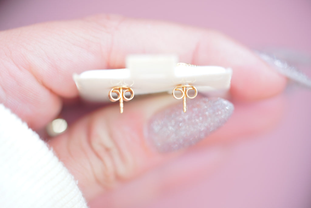 14k Earrings - Shiny Sphere