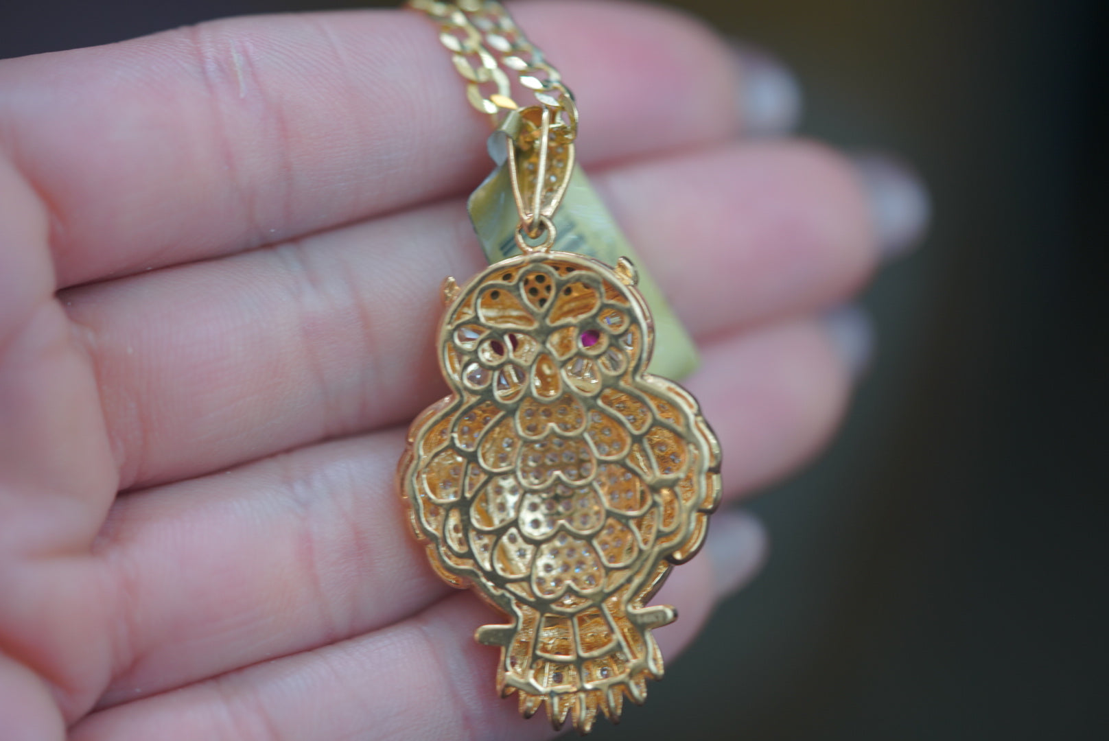 14k Pendant - Owl Watch