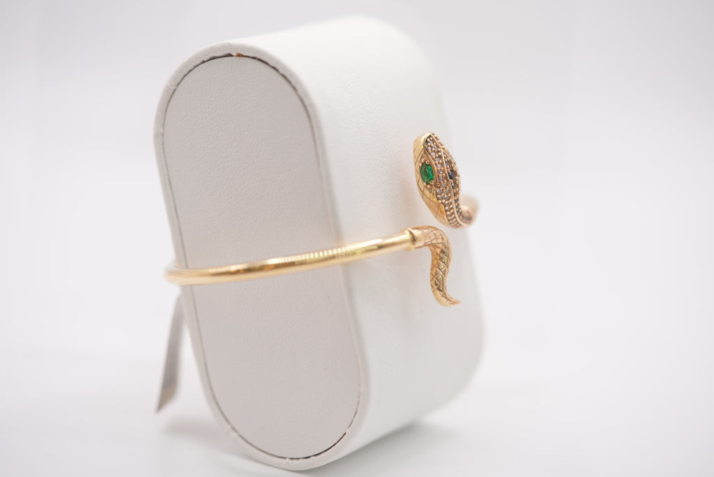 14k Women’s Bracelet - Snake Catch