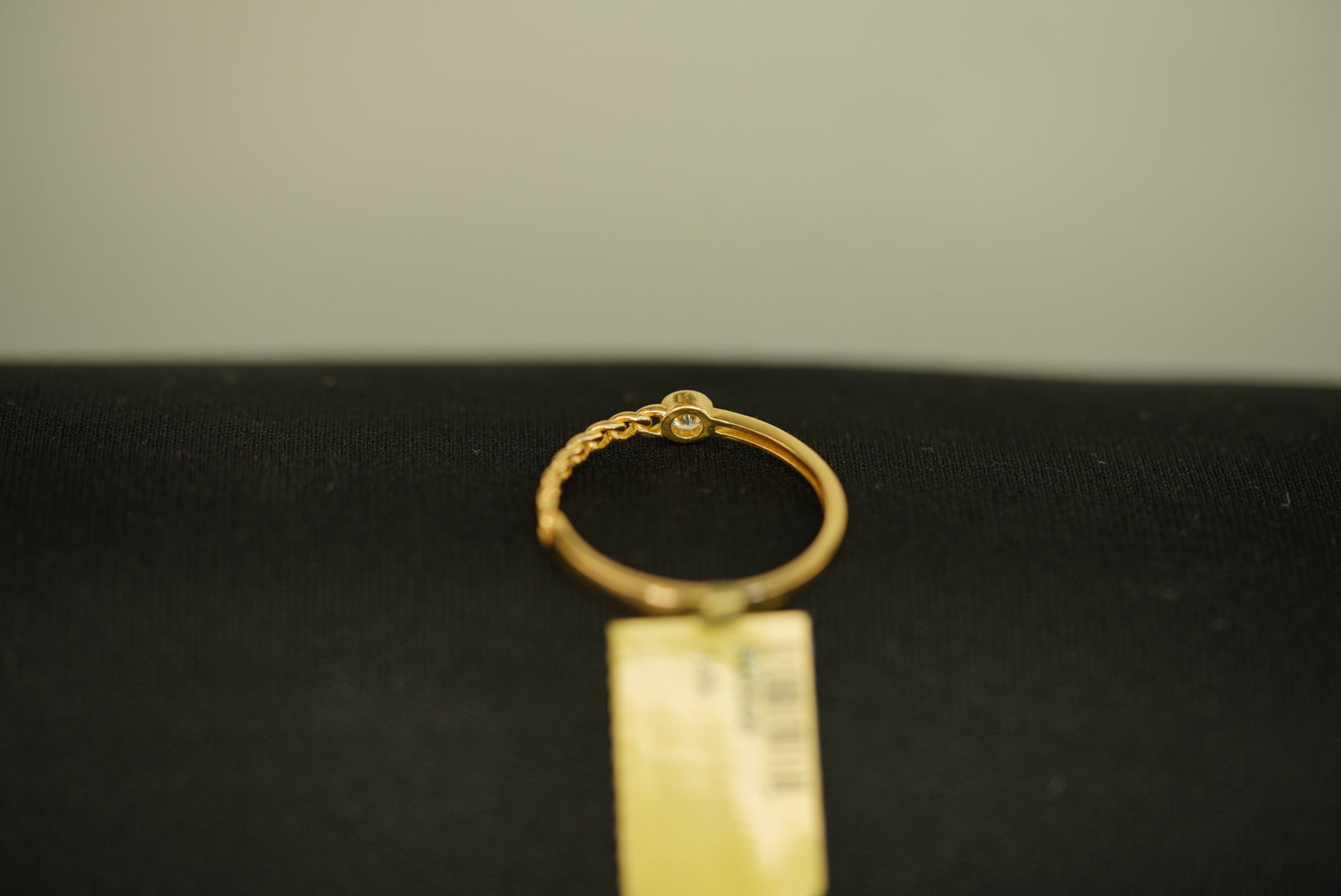 14k Band Crystal Ring