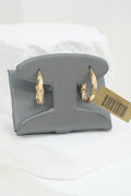 14k Hoops - Classic Wave
