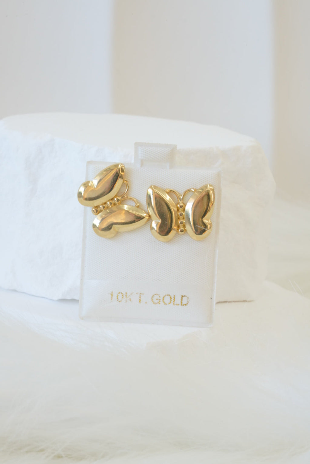 10k Earrings - Bold Butterfly