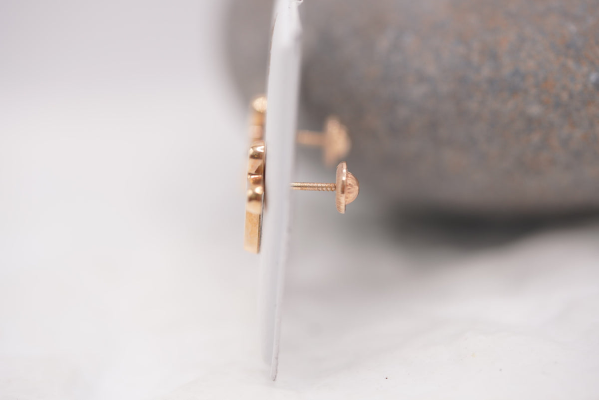 14k Earrings - Carry Your Cross