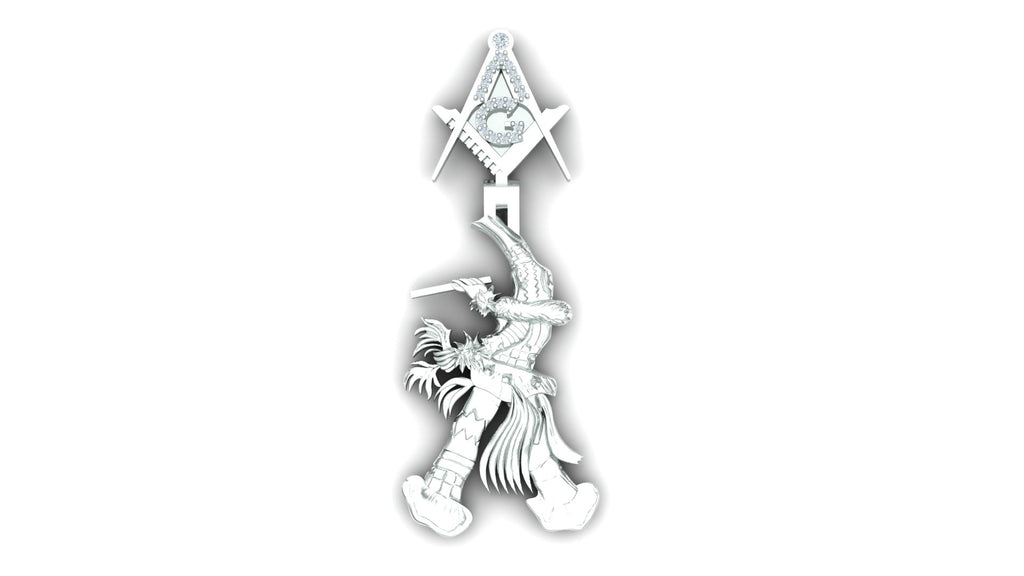 Abacua Mazonic Pendant