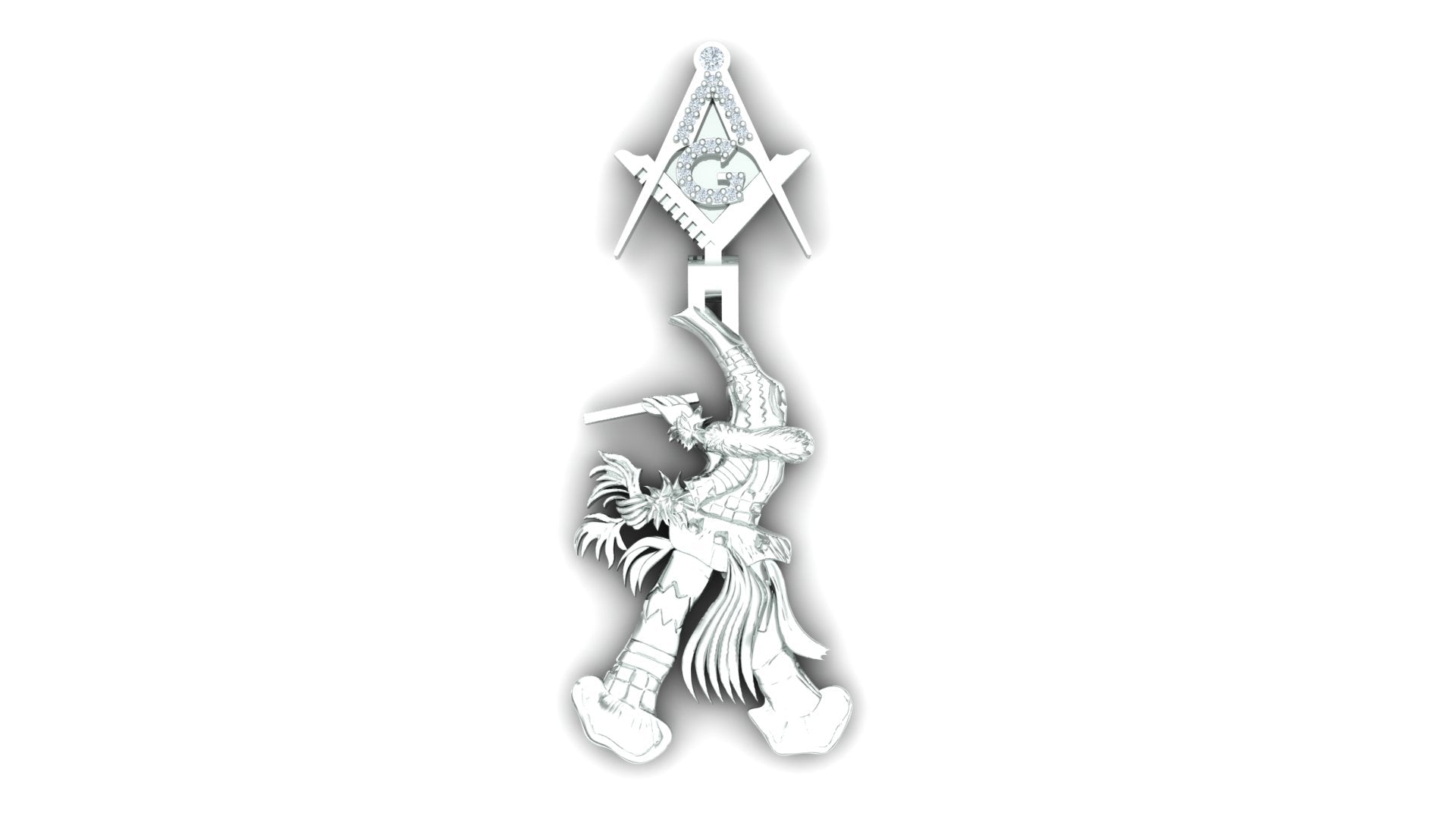 Abacua Mazonic Pendant