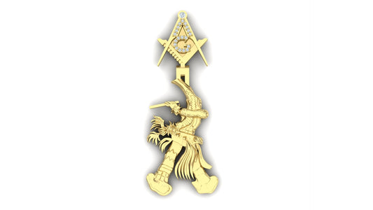 Abacua Mazonic Pendant