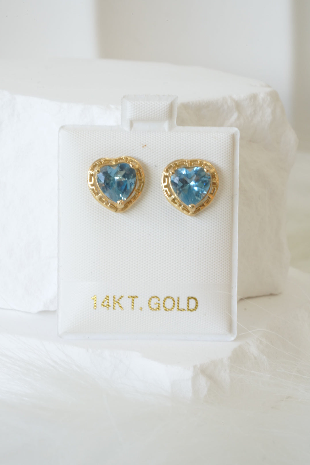 14k Earrings - Golden Heart