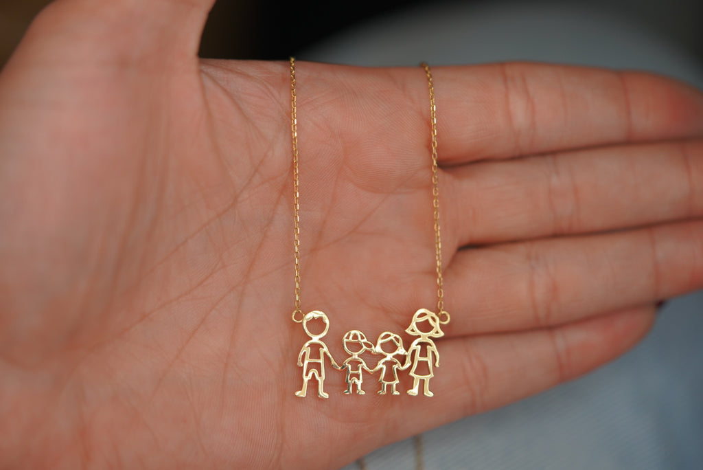 14k Necklace - Family First
