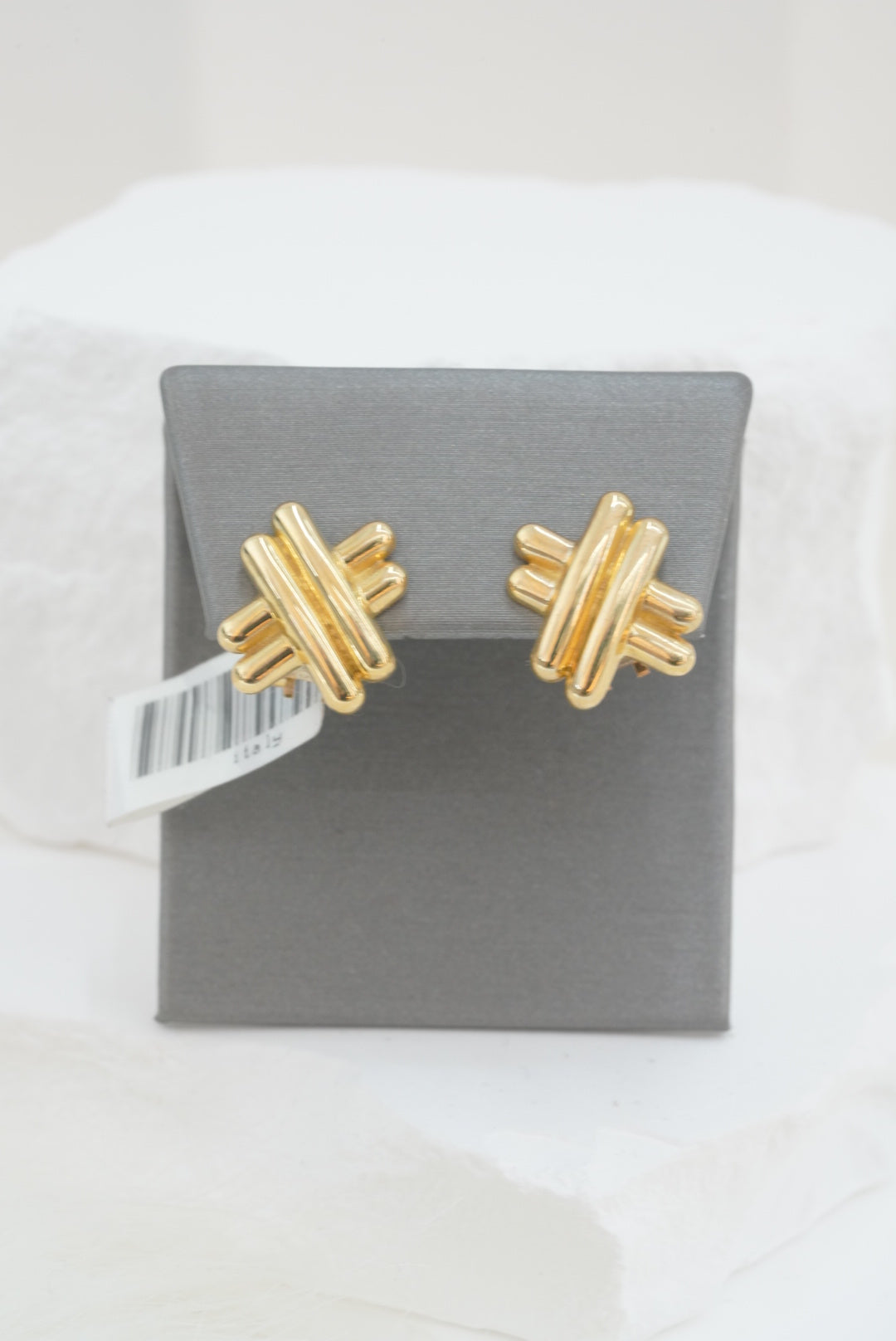 10k Earrings - Double X