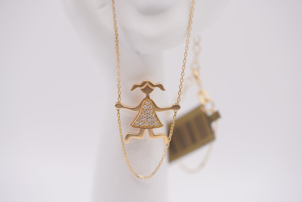 14k Necklace - Childhood Memories