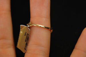 14k Triangle Lines Ring