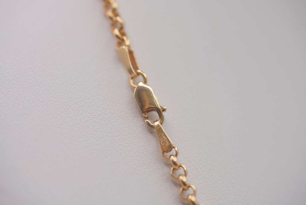 10k Rolo Chain with Pendant - Faithful