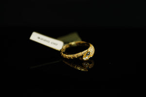 14k Snake Zirconea Ring