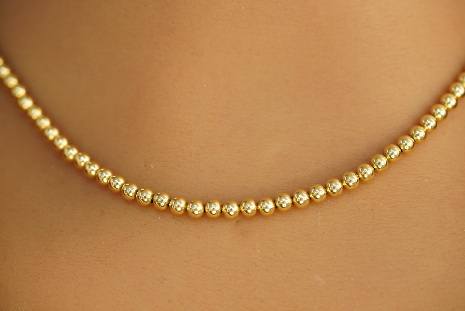 14k Balls Necklace