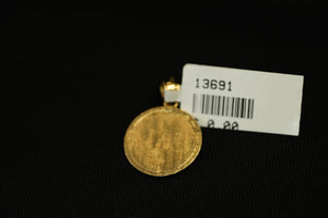 14k Caridad Del Cobre Pendant