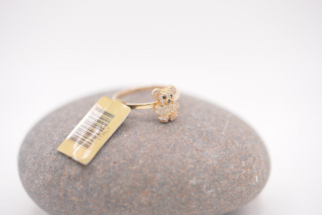 14k Women’s Ring - Teddy Bear