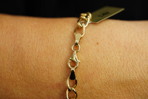 14k Lock Heart Bracelet