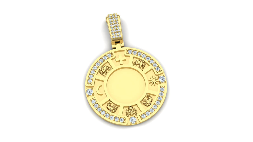 Abacua Sign Diamond Pendant