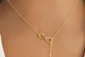 14k Infinity Heart Necklace