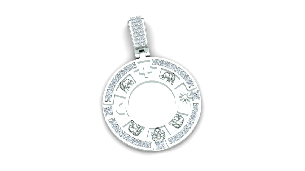 Abacua Sign Diamond Pendant