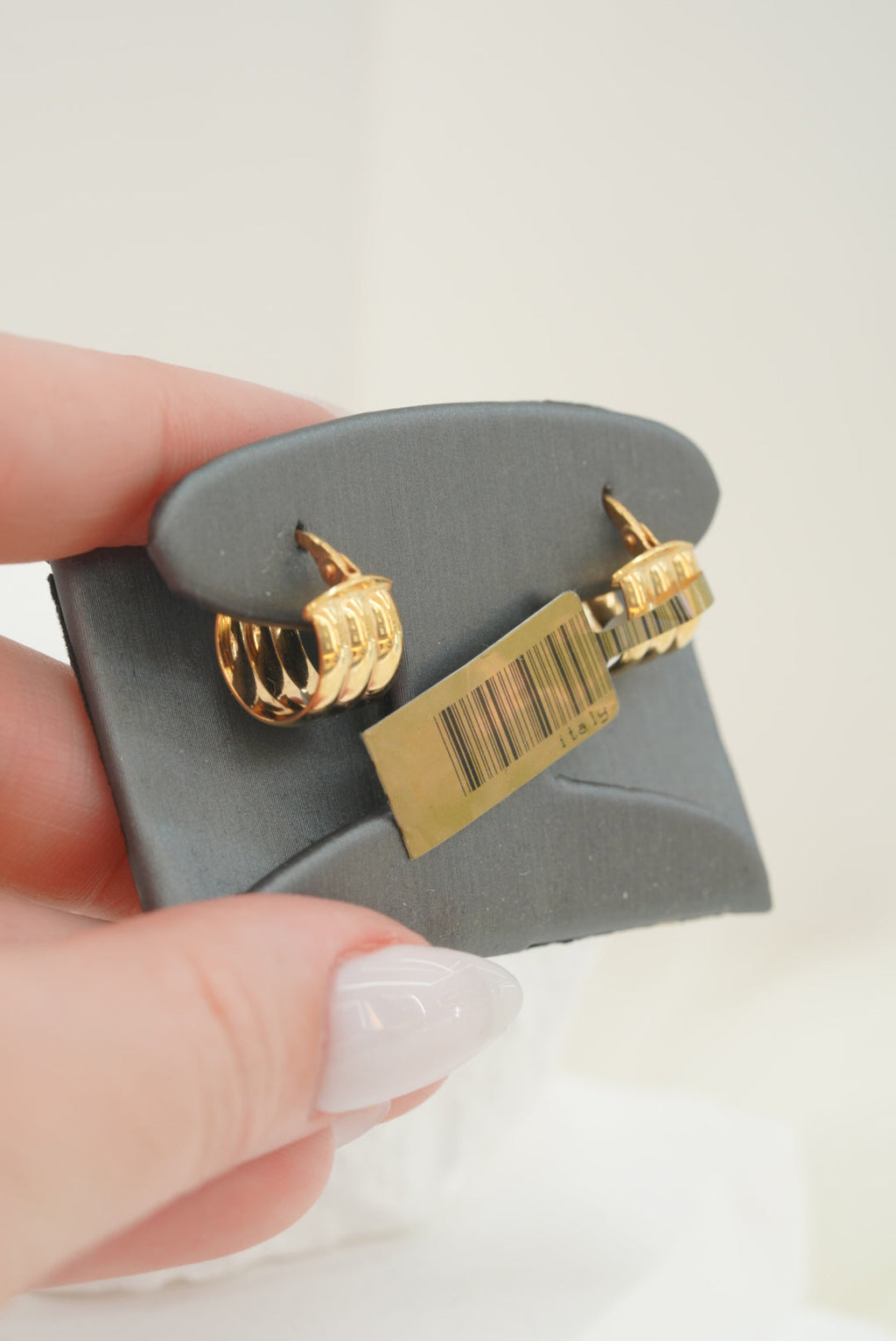 14k Hoops - Triple Row