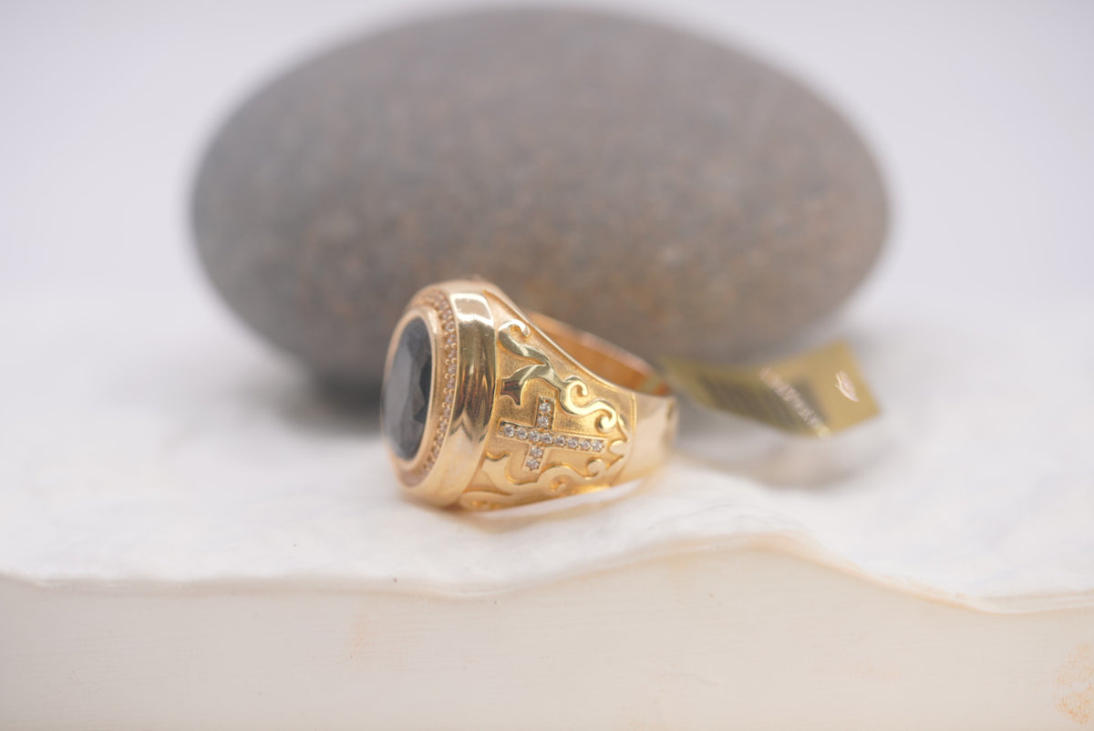 14k Men’s Ring - Midnight King