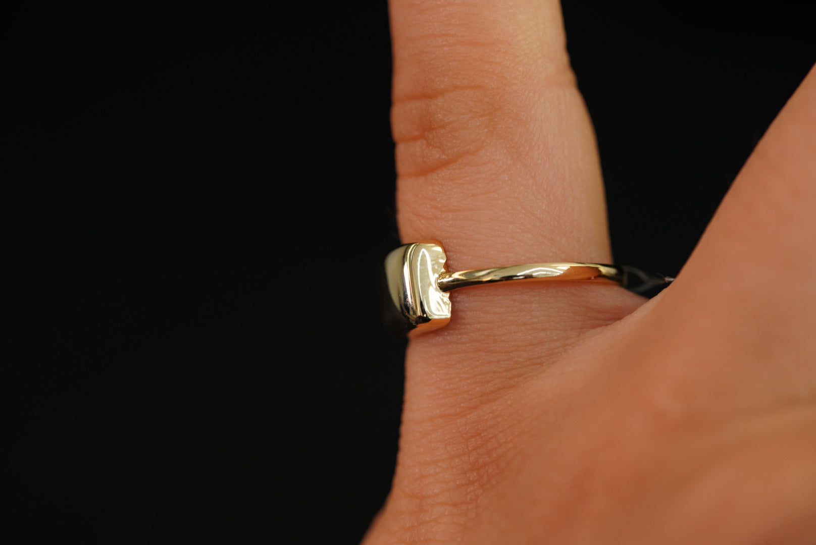 14k Square Ring